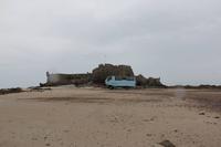 Elisabeth Castle mit Amphibienfahrzeug