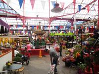 Springbrunnen auf dem flower market