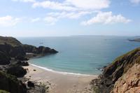 Auf der Insel Sark, La Coupee