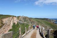 Auf der Insel Sark, La Coupee