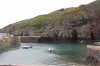 Auf der Insel Sark, der alte Hafen