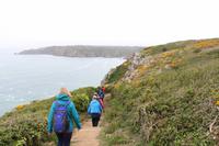 Auf Guernsey, kleine Wanderung zur Saints Bay