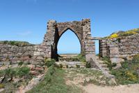 Auf Jersey, Ruinen von Grosnez Castle