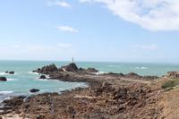 Auf Jersey, Corbiere Leuchtturm