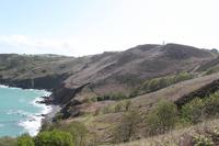 Auf Jersey, während der Wanderung an der Steilküsten im Norden Jerseys