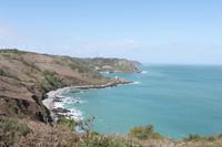 Auf Jersey, während der Wanderung an der Steilküste im Norden Jerseys