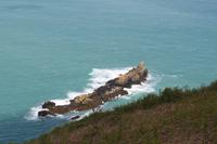Auf Jersey, während der Wanderung an der Steilküste im Norden Jerseys