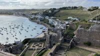 Blick von Gorey Castle auf den Ort
