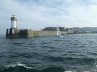 Einfahrt bei St. Peter Port
