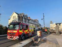 Feuerwehr am Hotel