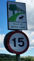 Green Lanes auf Jersey mit norwegischem Elch