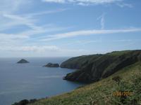 Herrliche Ausblicke auf die Küste von Sark