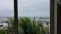 Jersey, St. Helier, Sturm und Regen zur Abreise