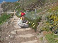 Jersey, Wanderung zum Corbiere Leuchtturm