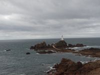 La Corbière, der Leuchtturm ist ein beliebtes Ausflugsziel. 
