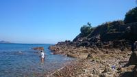 Strand auf Guernsey