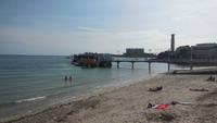 Strand direkt vor dem Hotel