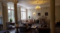 Teepause im Chateau La Chaire auf Jersey