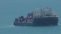 Vor Jersey-Schiff beim Kabel legen