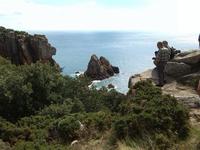 Wanderung an der Beauport Bay