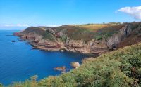 Wanderung an der Nordküste von Greve de Lecq zu Devils Hole
