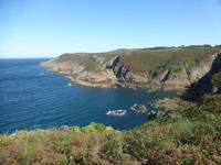 Wanderung an der Nordküste von Jersey zum Devils Hole