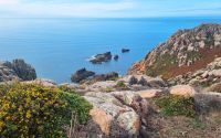 Wanderung an der Südküste von Jersey - Kormoran-Felsen
