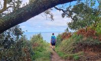 Wanderweg an der Nordküste Jerseys