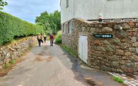 Wanderweg zur Bucht Grève de Lecq