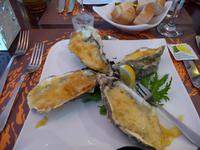 gegrillte Austern