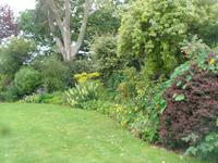 im Garten von Mrs. Lea