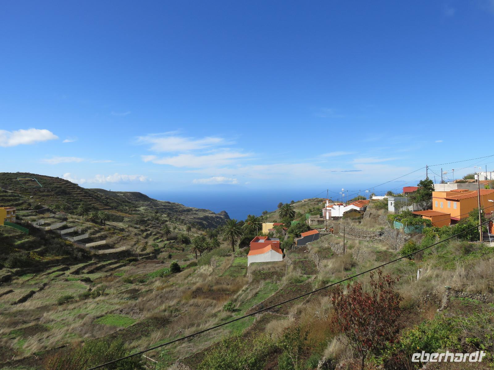 El Cercado – Terrassen und Blick zum Atlantik