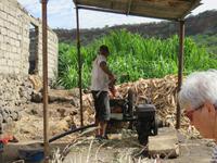 An der Zuckerrohrfabrik unweit von Cidade Velha