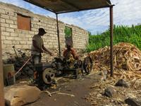 Zuckerrohrfabrik unweit von Cidade Velha