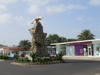 Monument Aguia, das Fliegerdenkmal, in Mindelo