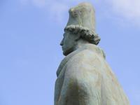 Denkmal für Alfonso Diogo an der Uferpromenade von Mindelo