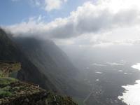 Passatwolken am Mirador de La Pena