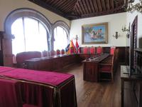 Spaziergang in Santa Cruz de La Palma - Ratssitzungssal im Rathaus 
