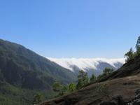 Passatwolken an der Cumbre unweit der Caldera de Taburiente