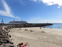 Strand an der Uferpromenade von Puerto del Rosario