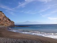 Blick von La Gomera zum Teide auf Teneriffa