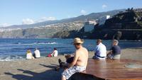 Der Strand von Puerto de la Cruz