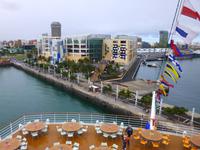 Blick auf den Hafen Las Palmas
