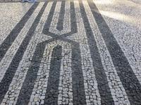 Mosaik auf der Hauptstraße von Funchal