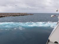 Ablegemanöver im Hafen von Arrecife - sofort geglückt!