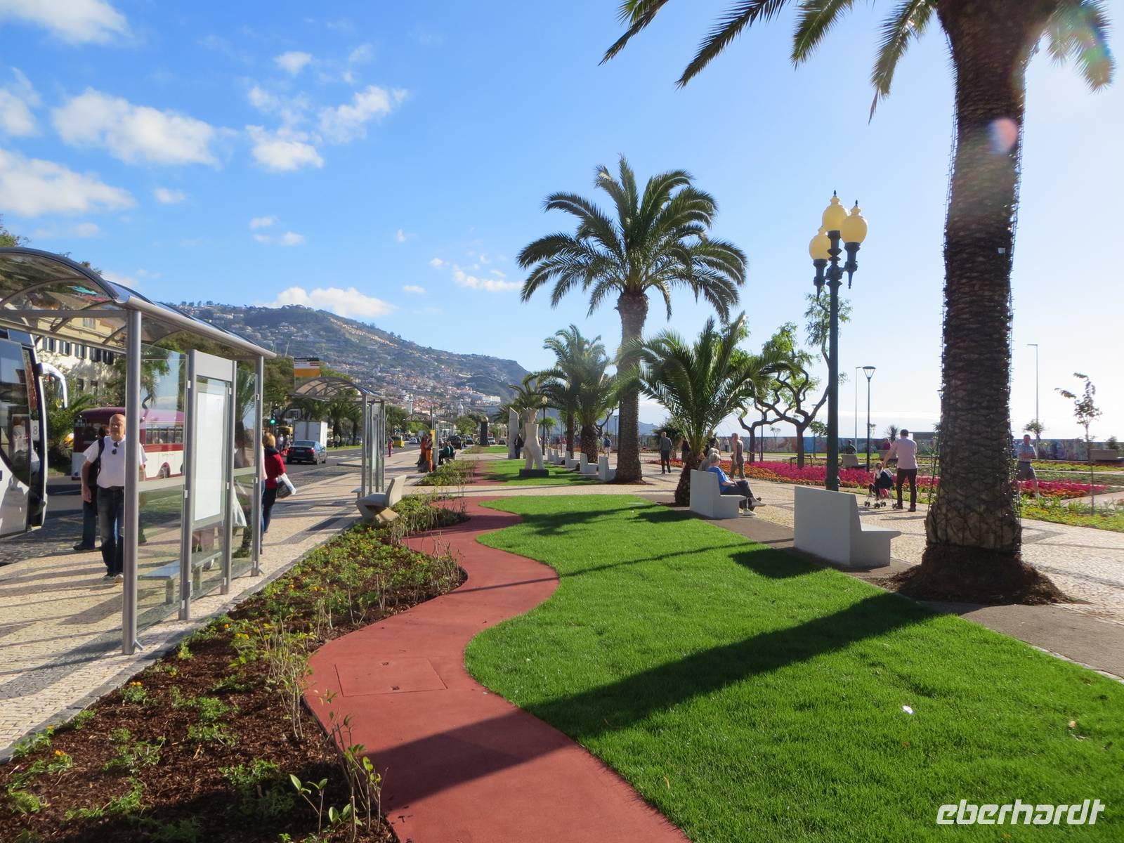 Die neue Uferpromenade von Funchal