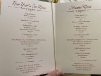 Wir werden mit einem 6-Gang-Menü verwöhnt