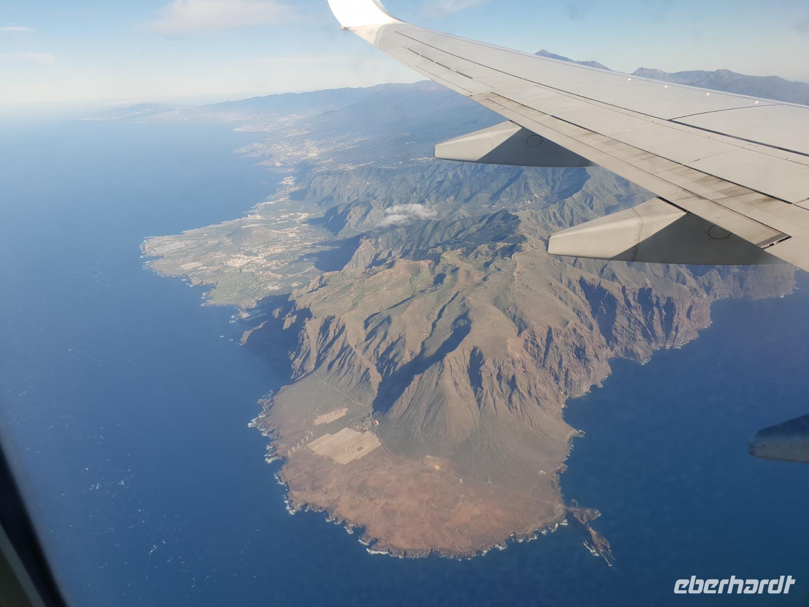 Landung in Teneriffa