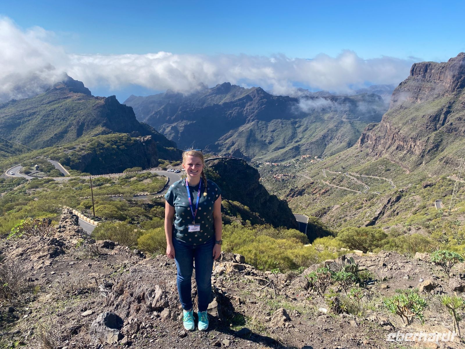 Teneriffa- Blick auf Masca - Reisebegleitung Franziska