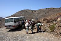 Beginn der Wanderung am Casa Azul